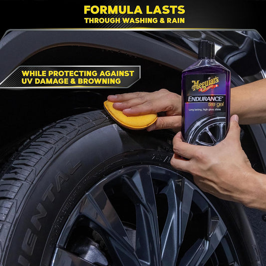 Meguiar's: Meguiar's Endurance Tyre Gel | Gel nero gomme effetto bagnato