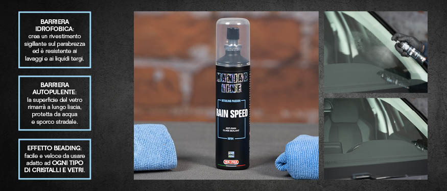 Maniac Line: Rain Speed 100ml | Antipioggia vetri