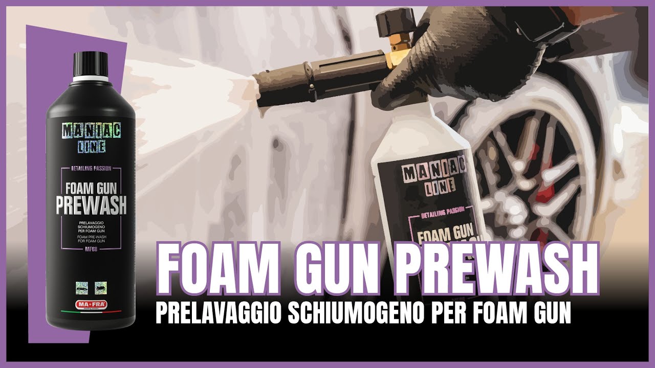 Maniac Line: Foam Gun Prewash | Prelavaggio schiumogeno 1L