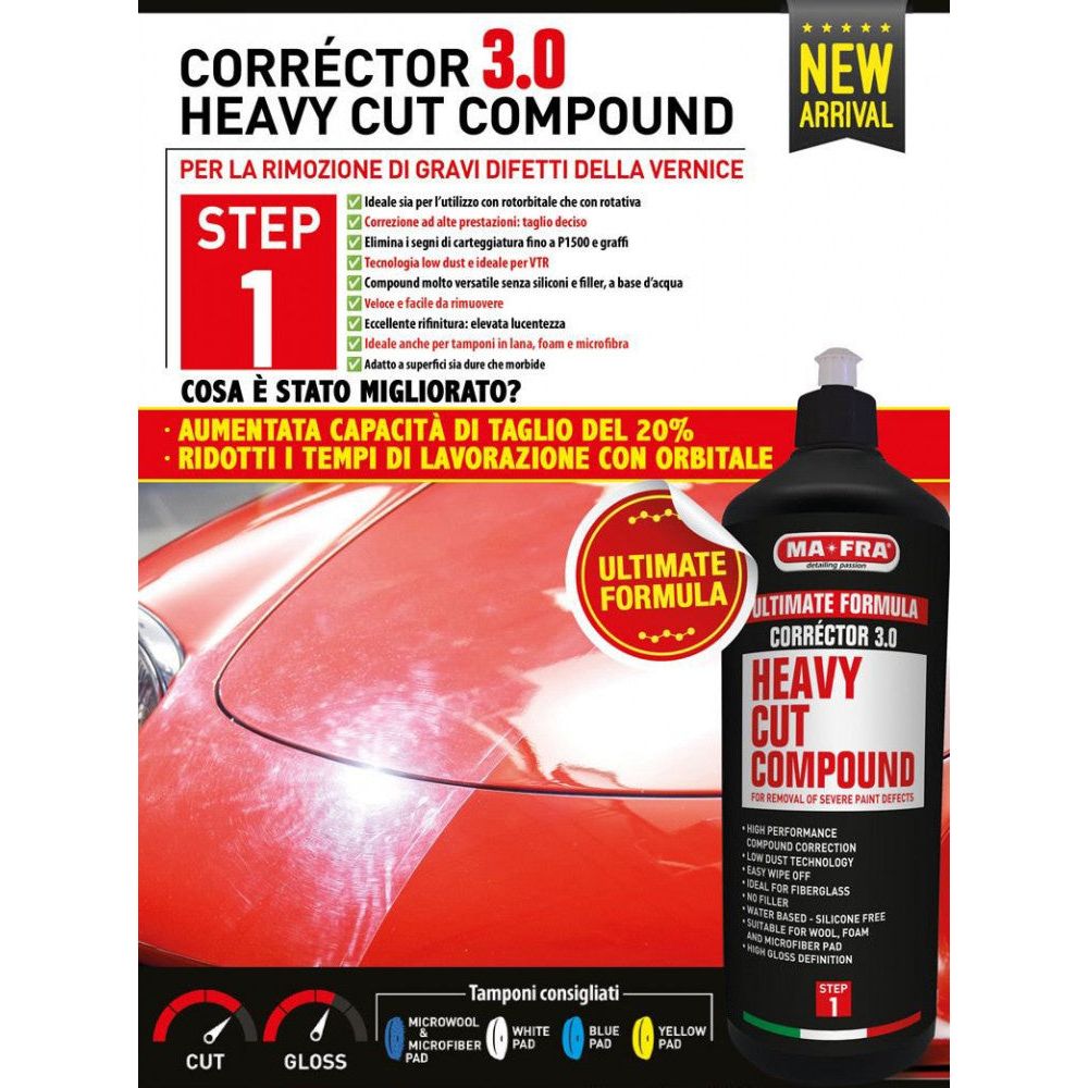 Mafra: Polish corrector 3.0 | Compound Heavy cut 1kg