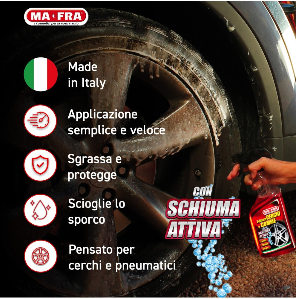 Mafra: Pulitore cerchi e gomme