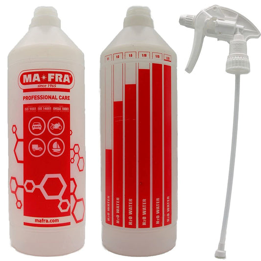 Mafra - Flacone 1L Graduato con trigger spray Professionale