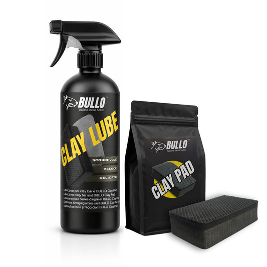 Kit decontaminazione BULLO | Clay Lube + Clay Pad