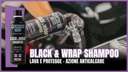 Maniac Line: Black & Wrap Shampoo 500ml | Shampoo Decontaminante anticalcare